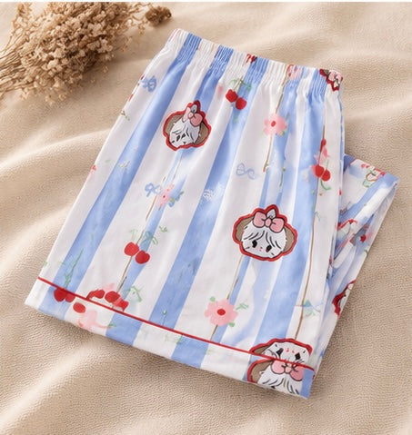 🍒 Cherry Blossom Cutie Cotton Night Suit Set