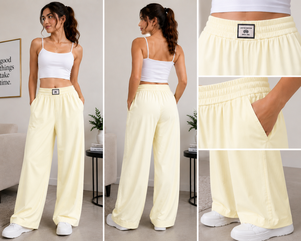 SkyEase Wide-Leg Lounge Lower