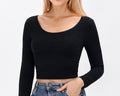 SoftContour Long Sleeve Crop Top