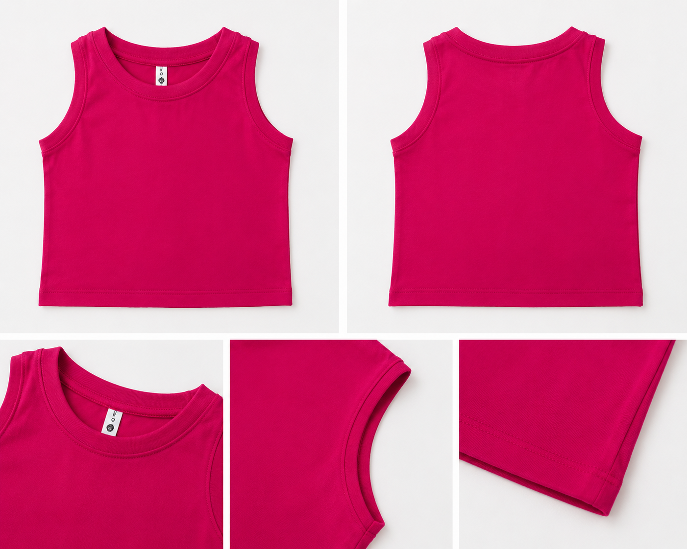 EssentialFlex Sleeveless Crop Tank Top