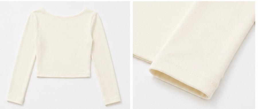 SoftContour Long Sleeve Crop Top
