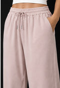 CloudEase Wide-Leg Drawstring Lounge Pants