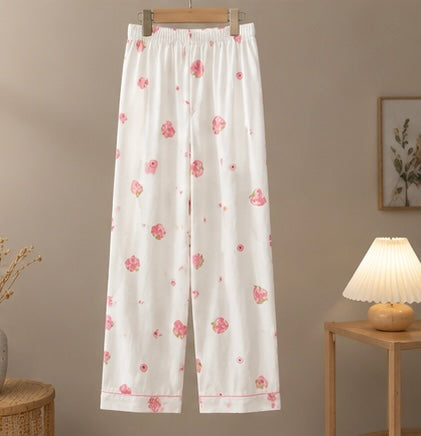 🍓 Strawberry Sweet Dreams Cotton Night Suit Set