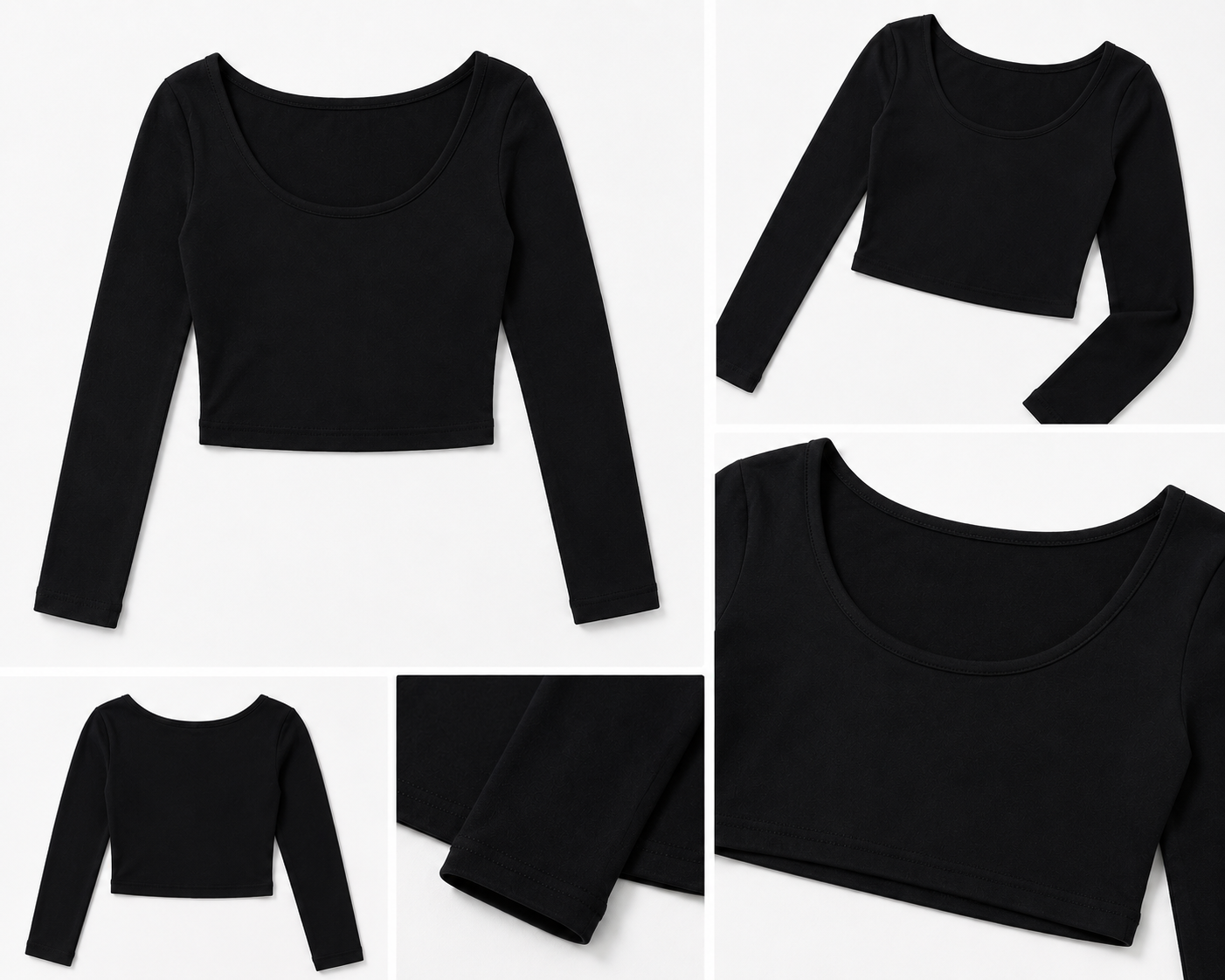 SoftContour Long Sleeve Crop Top