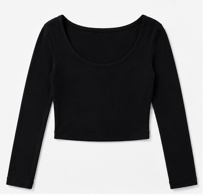SoftContour Long Sleeve Crop Top