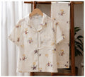 🌼 Ivory Bloom Premium Cotton Night Suit Set