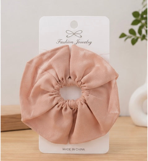 Satin Bow Scrunchie Set – Premium Hair Accessories (Pack of 2)