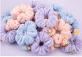 Plush Candy Scrunchies – Ultra Soft Fluffy Hair Ties (Pack of 2)