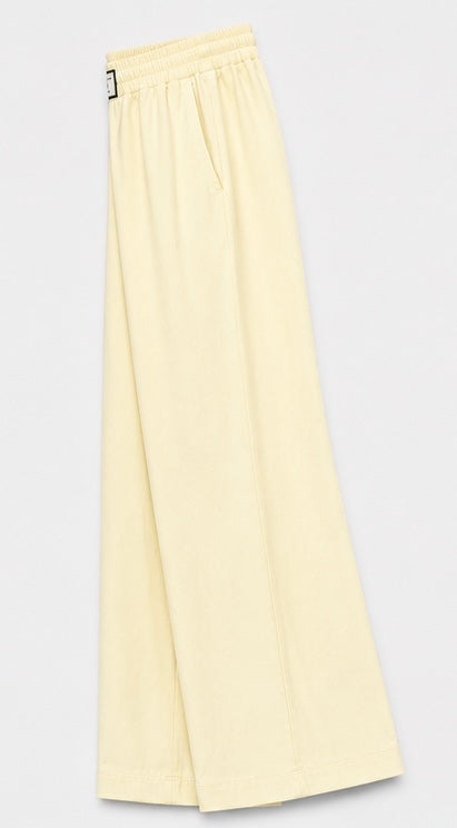 Women’s Relaxed Fit Wide-Leg Lounge Pants – Light Beige