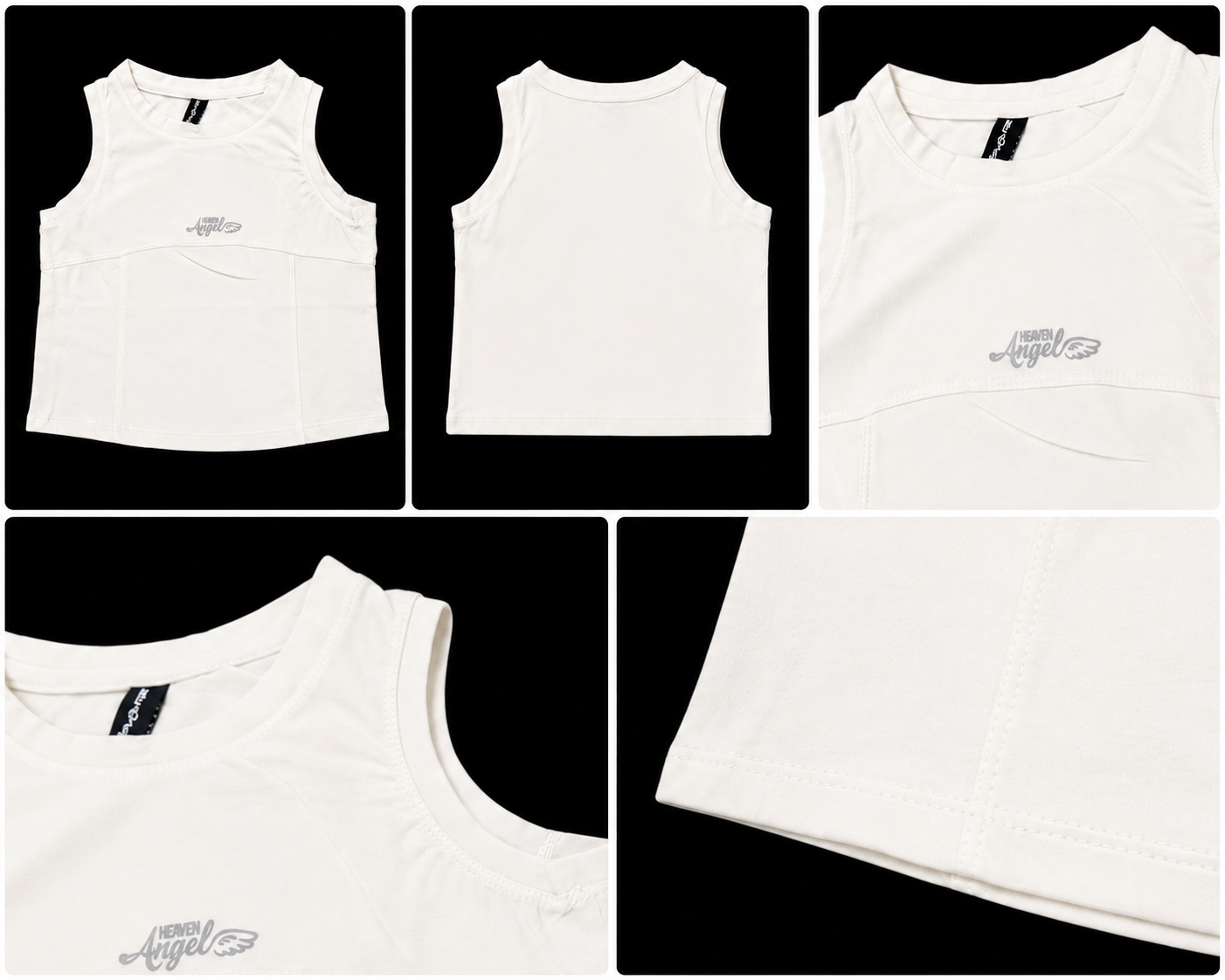 Angel Bliss Sleeveless Active Crop Top