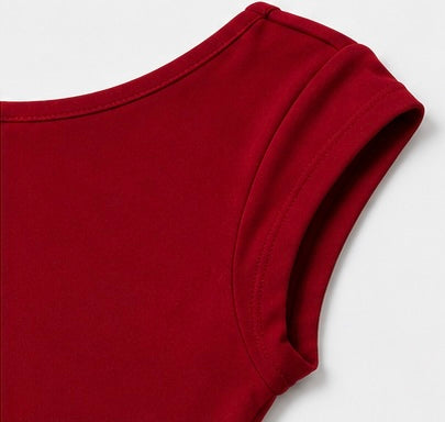 SculptFit Padded Scoop Neck T-Shirt