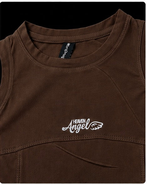 Angel Bliss Sleeveless Active Crop Top
