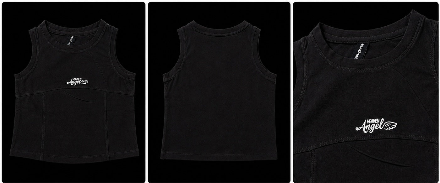 Angel Bliss Sleeveless Active Crop Top