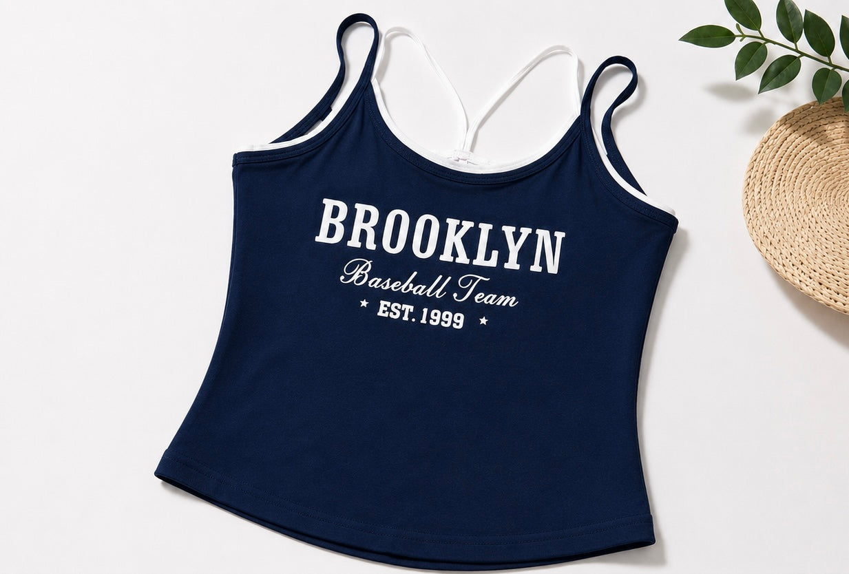 Brooklyn Varsity Racerback Cami Top
