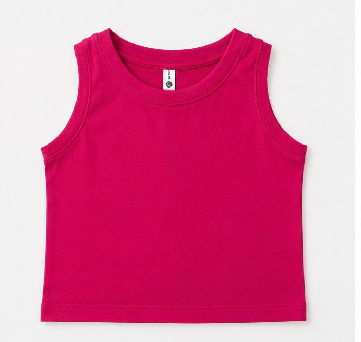 EssentialFlex Sleeveless Crop Tank Top