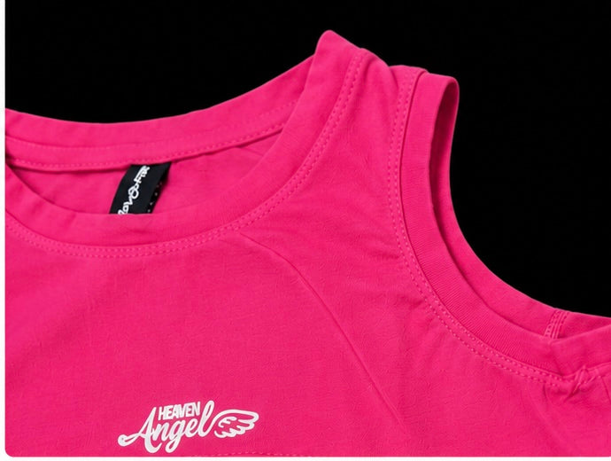 Angel Bliss Sleeveless Active Crop Top