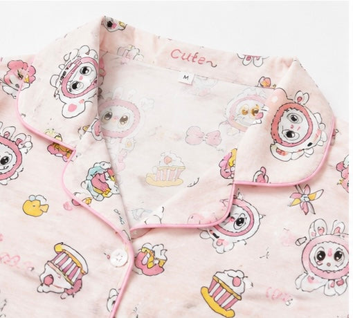 Dreamy Bunny Bliss Cotton 3 Piece Night Suit Set