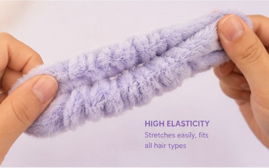Plush Candy Scrunchies – Ultra Soft Fluffy Hair Ties (Pack of 2)